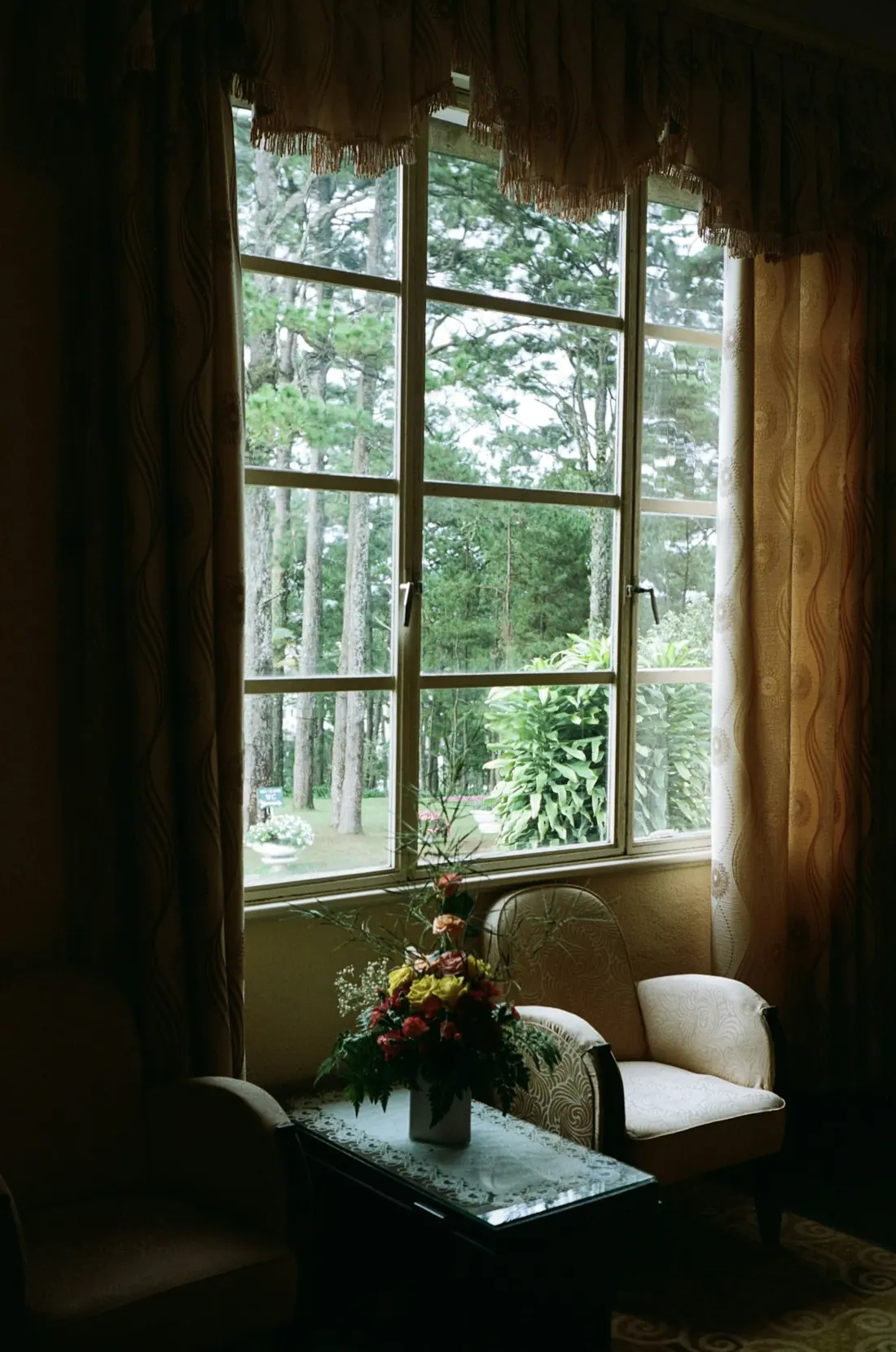 A quiet, light-filled living room with comfortable seating.
